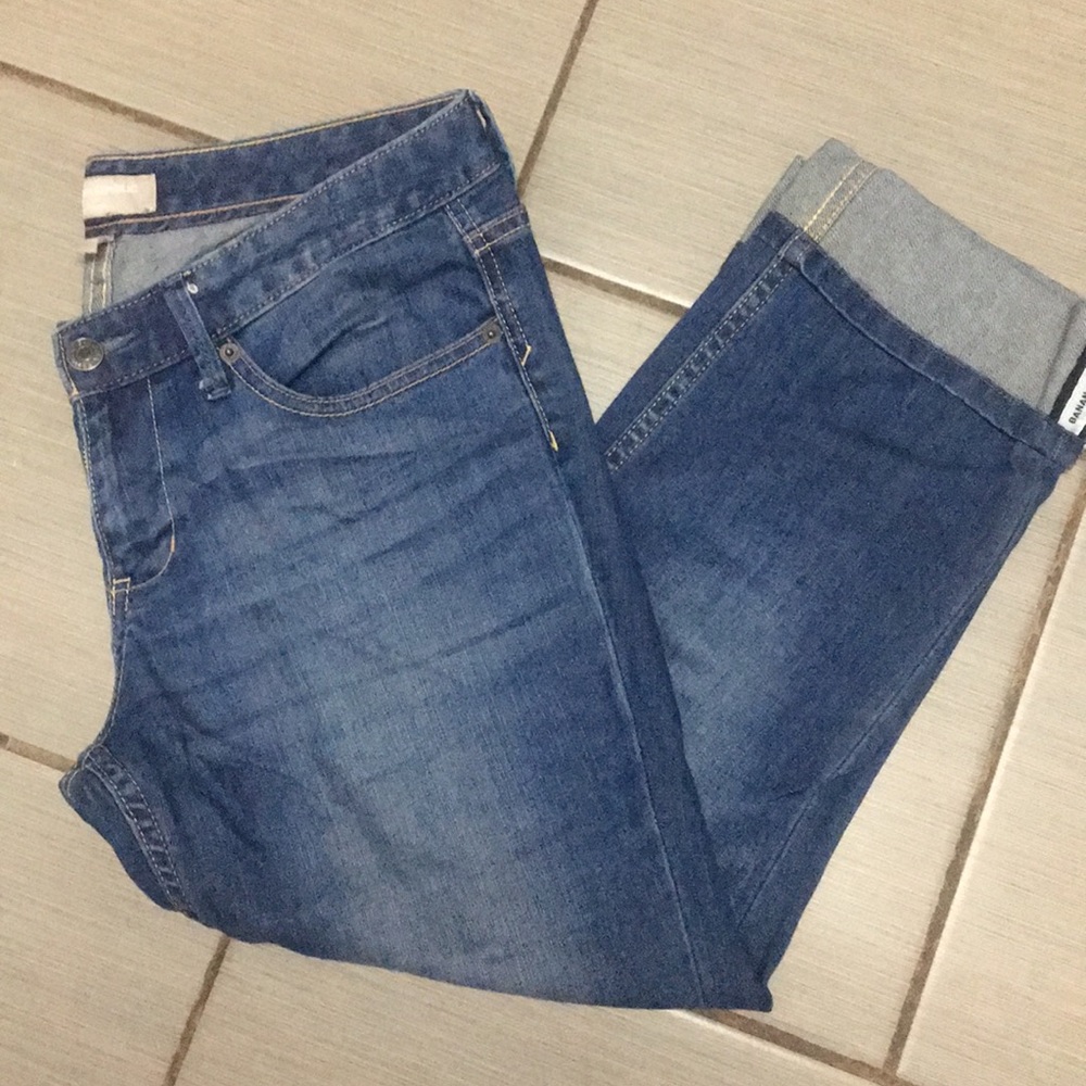 Cuffed hem banana republic capris
